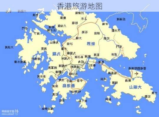 香港旅游地图