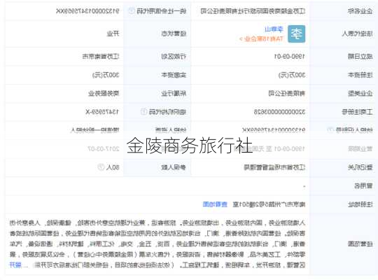 金陵商务旅行社