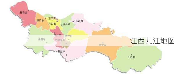 江西九江地图