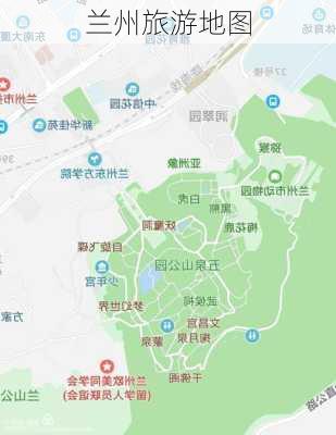 兰州旅游地图