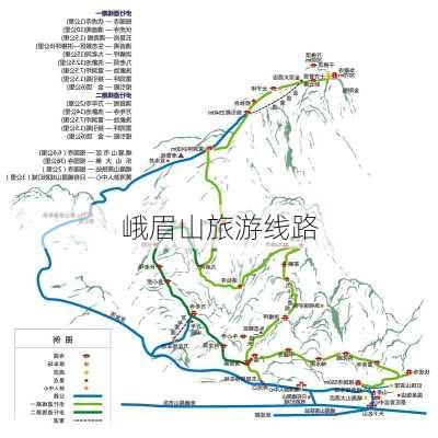 峨眉山旅游线路