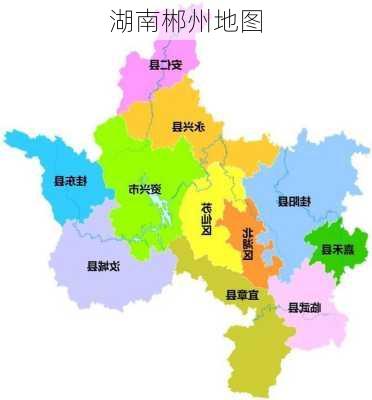 湖南郴州地图