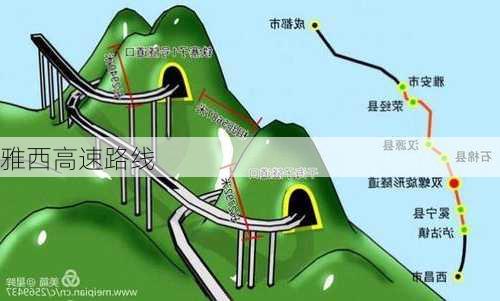 雅西高速路线