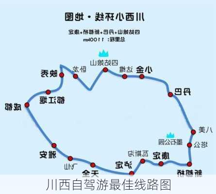 川西自驾游最佳线路图