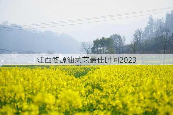 江西婺源油菜花最佳时间2023